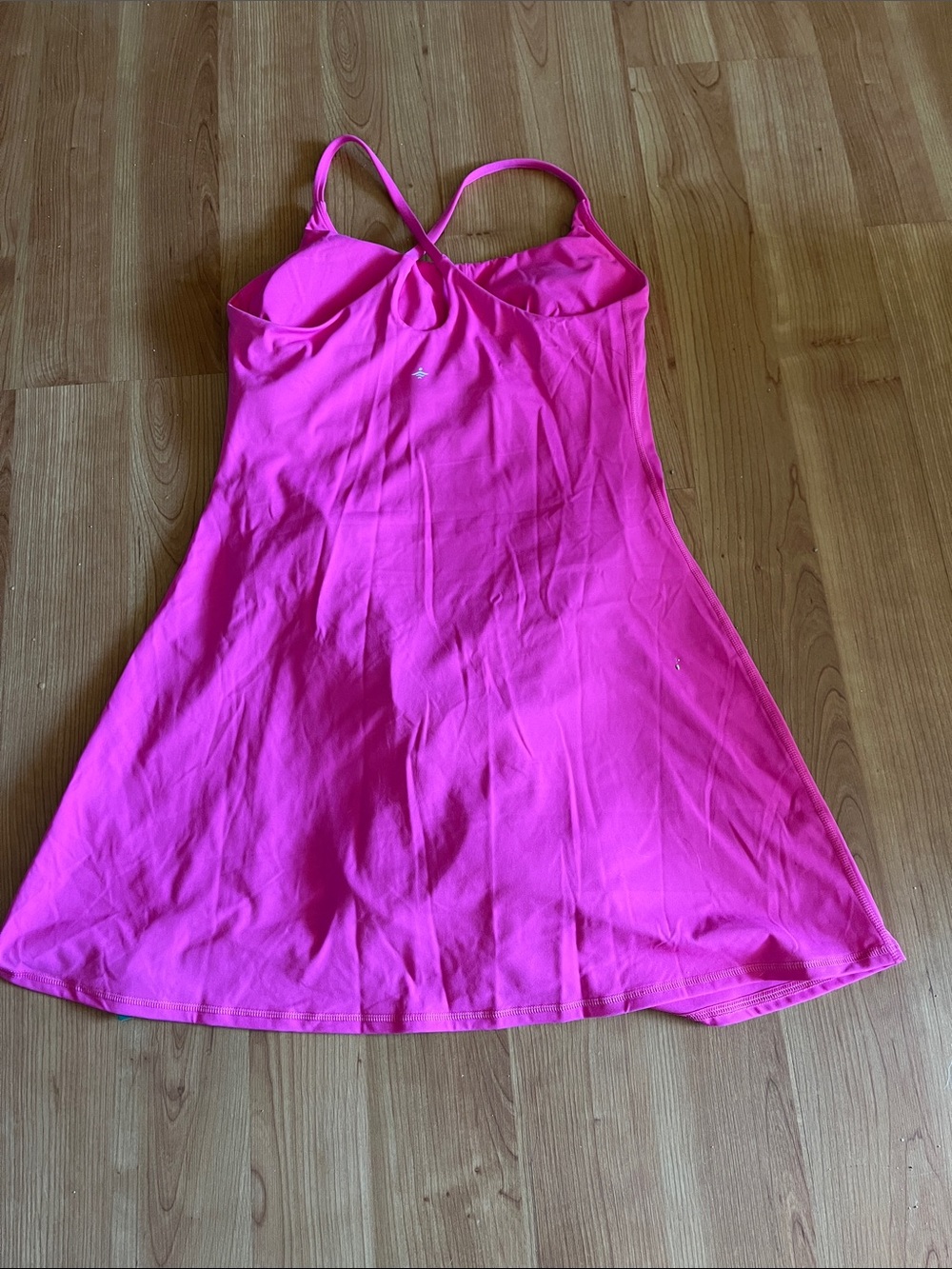 HALARA Bright Pink Double-Strap A-Line Dress - Picture 4 of 5